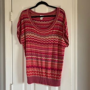 🤰🏻 Pink & Purple Sweater